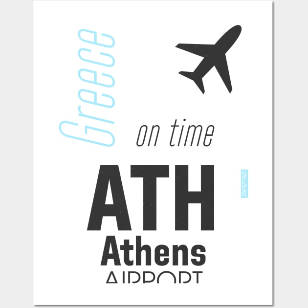 ATH Athens airport Wall Art by Woohoo